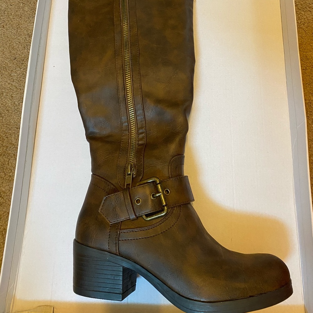 Tall Brown Boots-JustFab